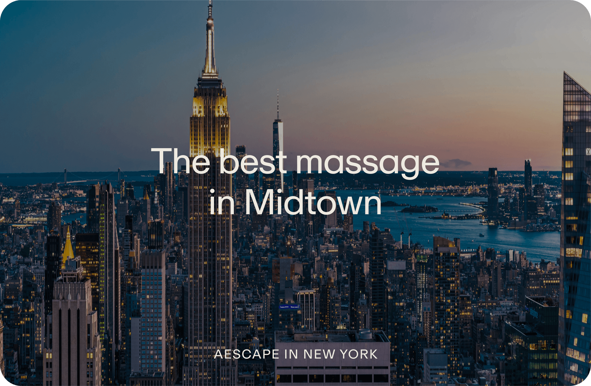 The Best Massage in Midtown, New York City